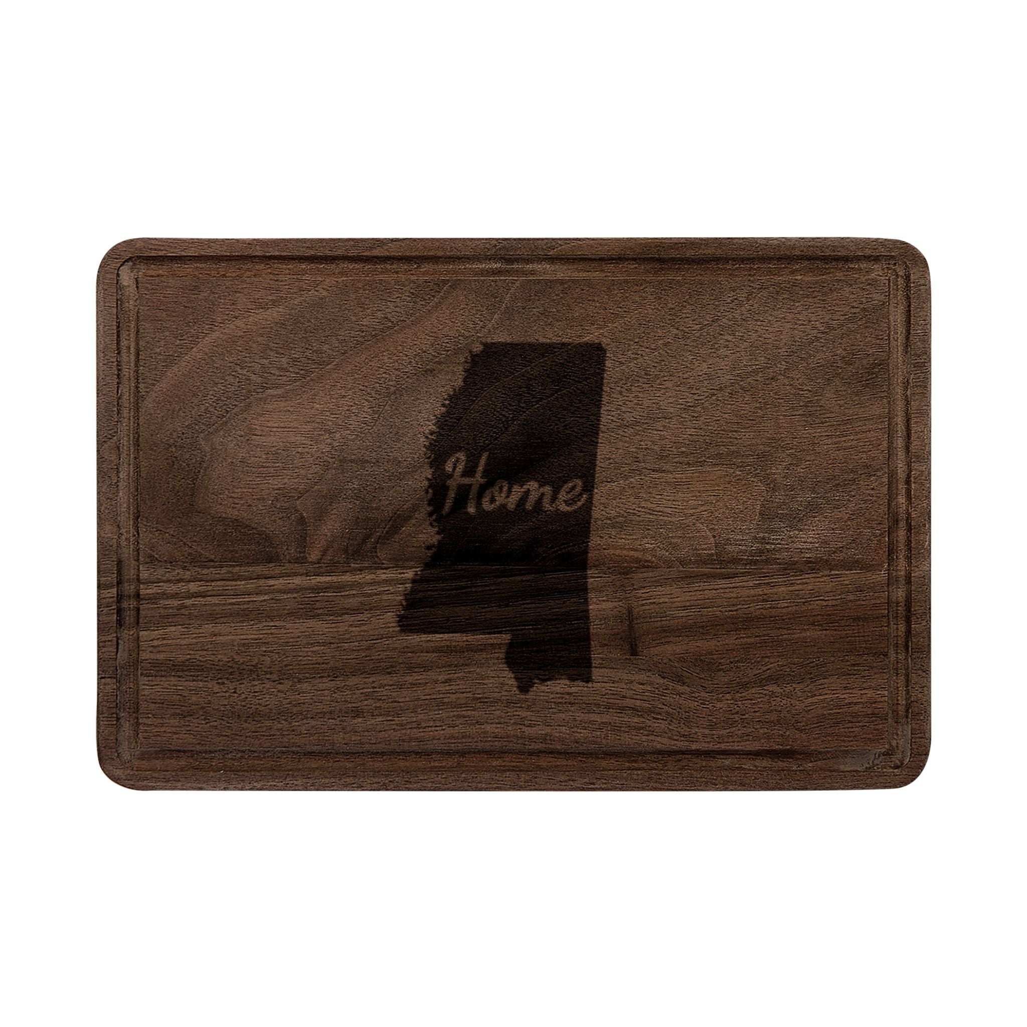 Mississippi Home Engraved Wooden Cutting Board