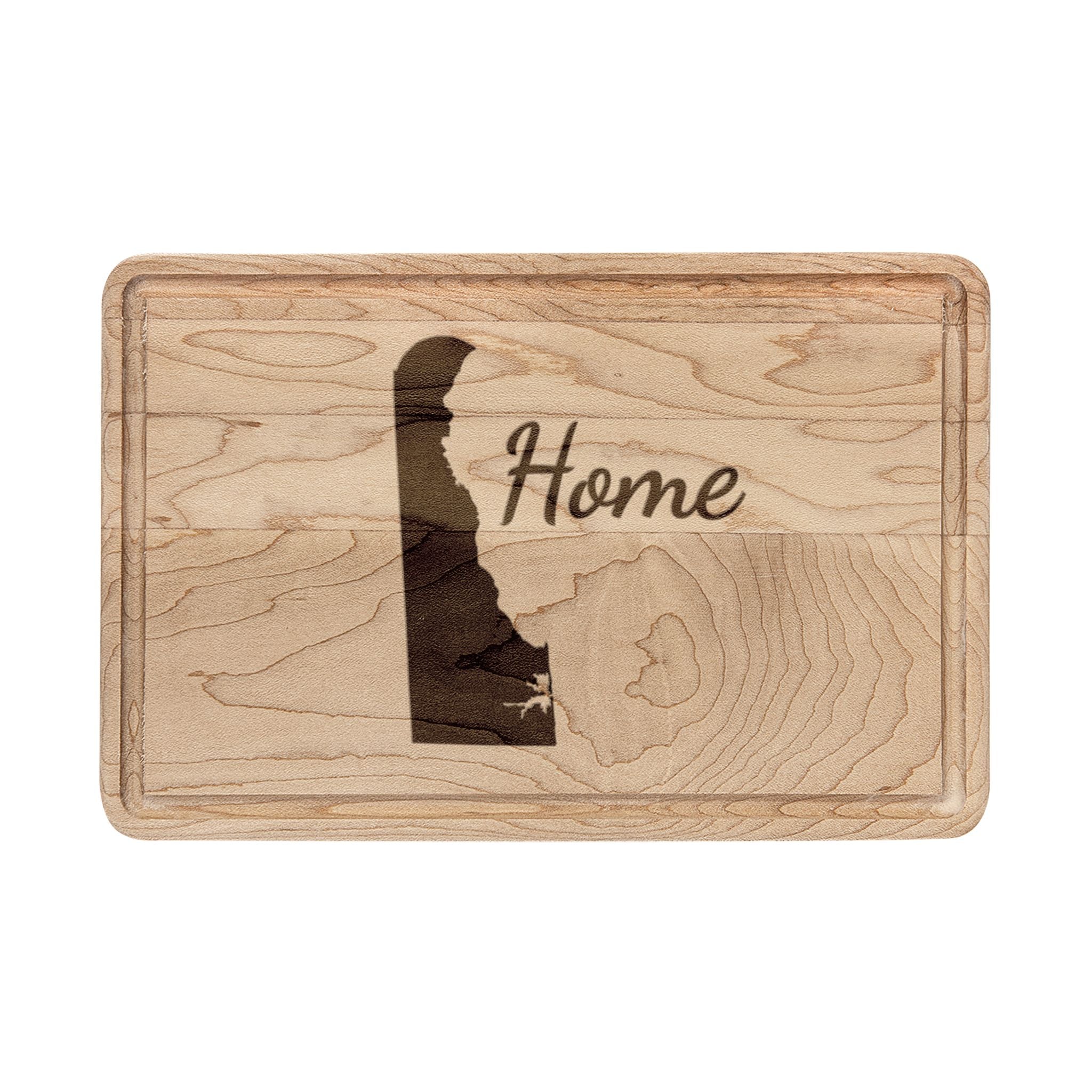 Delaware Home Engraved Wooden Cutting Board First State State Kitchen Decor
