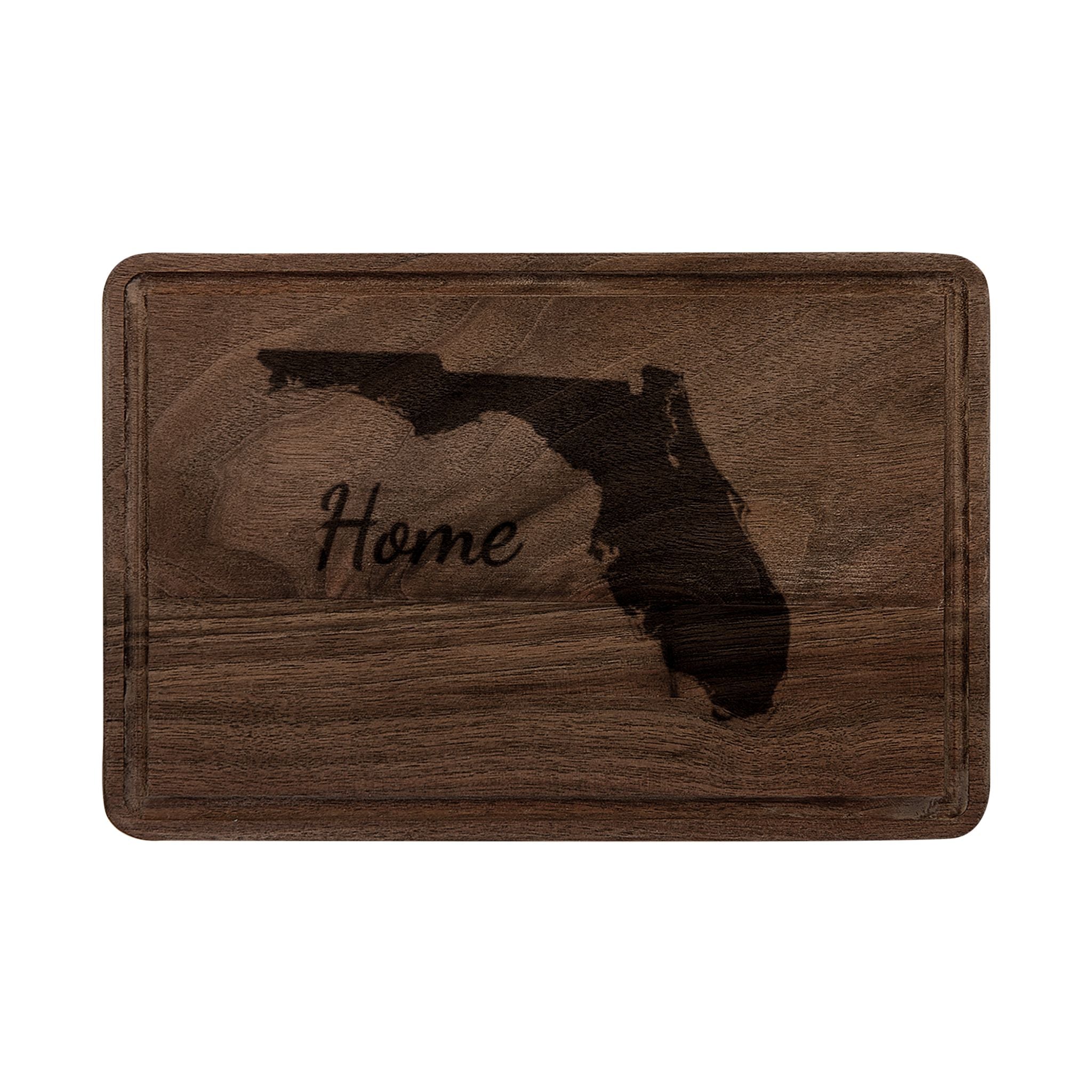 Florida Home Engraved Wooden Cutting Board - coffee mug by Gadzooks Gifts