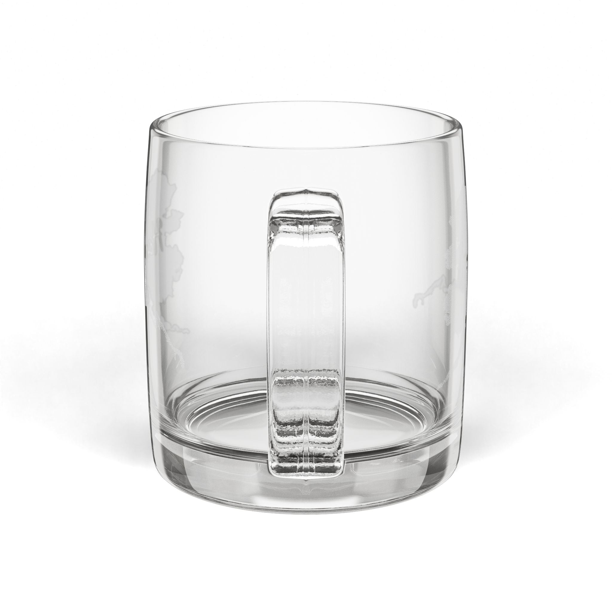 Alaska Engraved Glass Coffee Mug — 'Home' 12.25oz Clear Tea & Coffee Cup - coffee mug by Gadzooks Gifts