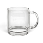 Pennsylvania Engraved Glass Coffee Mug — 'Home' 12.25oz Clear Tea & Coffee Cup