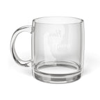 Delaware Engraved Glass Coffee Mug — 'Home' 12.25oz Clear Tea & Coffee Cup - coffee mug by Gadzooks Gifts