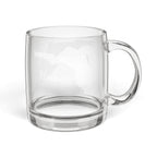 Florida Engraved Glass Coffee Mug — 'Home' 12.25oz Clear Tea & Coffee Cup - coffee mug by Gadzooks Gifts
