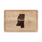 Mississippi Home Engraved Wooden Cutting Board Magnolia State State Kitchen Decor