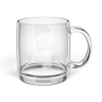 Mississippi Engraved Glass Coffee Mug — 'Home' 12.25oz Clear Tea & Coffee Cup