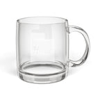 Utah Engraved Glass Coffee Mug — 'Home' 12.25oz Clear Tea & Coffee Cup