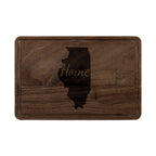 Illinois Home Engraved Wooden Cutting Board - coffee mug by Gadzooks Gifts