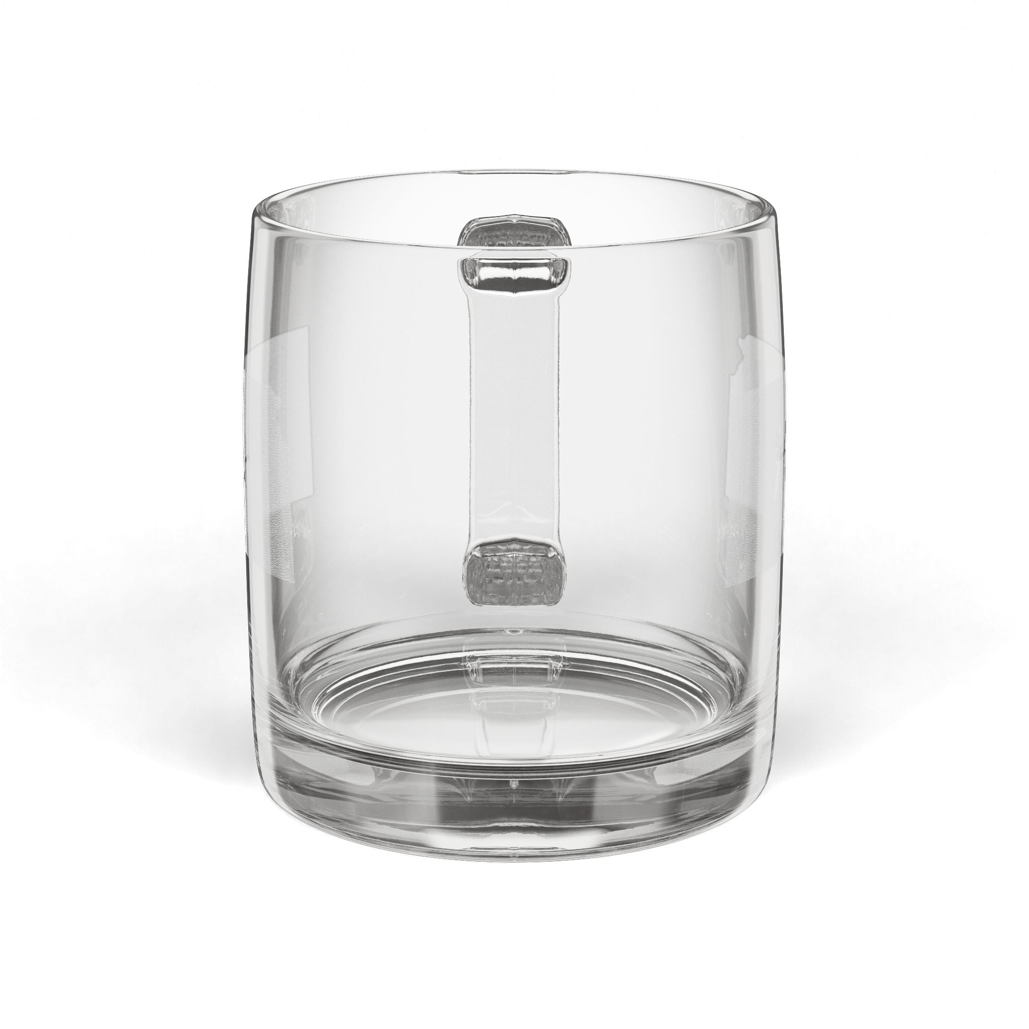 Kansas Engraved Glass Coffee Mug — 'Home' 12.25oz Clear Tea & Coffee Cup - coffee mug by Gadzooks Gifts
