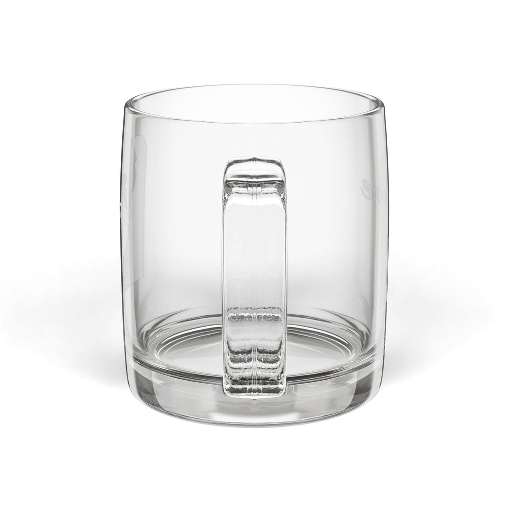 Delaware Engraved Glass Coffee Mug — 'Home' 12.25oz Clear Tea & Coffee Cup - coffee mug by Gadzooks Gifts