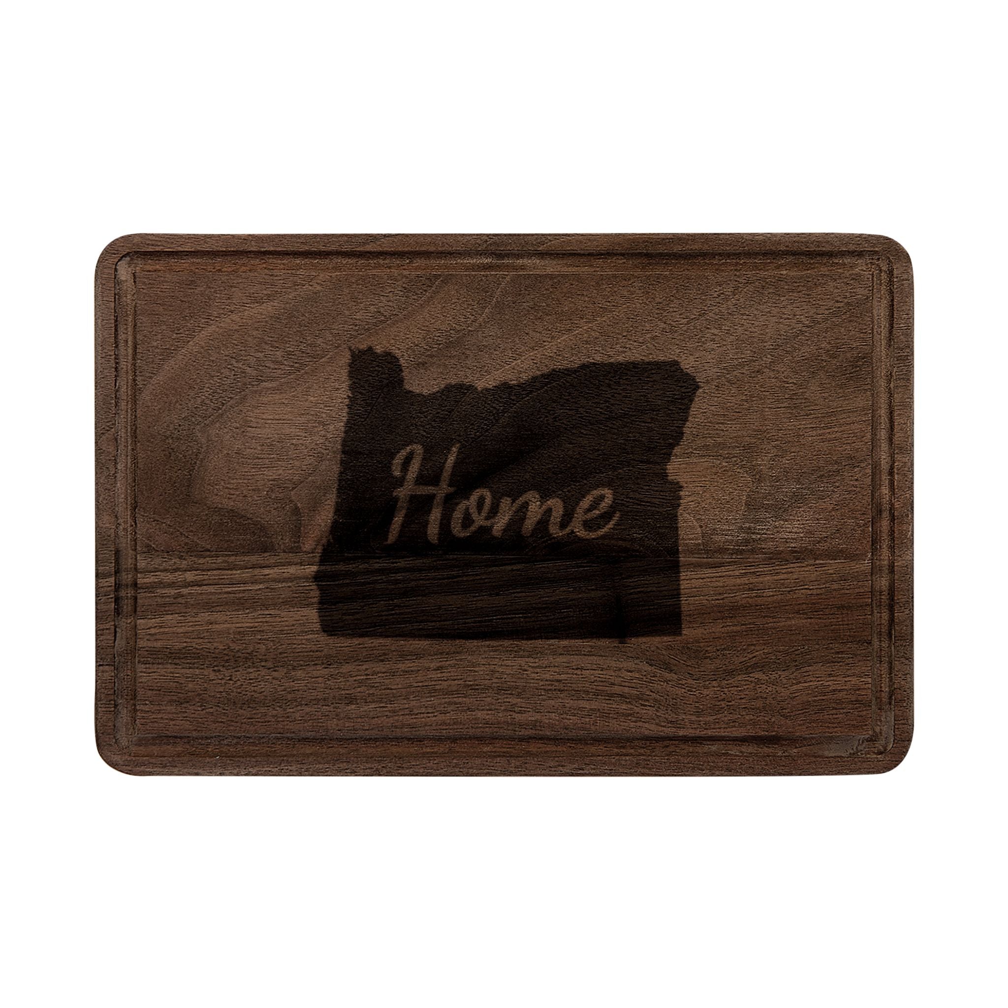 Oregon Home Engraved Wooden Cutting Board