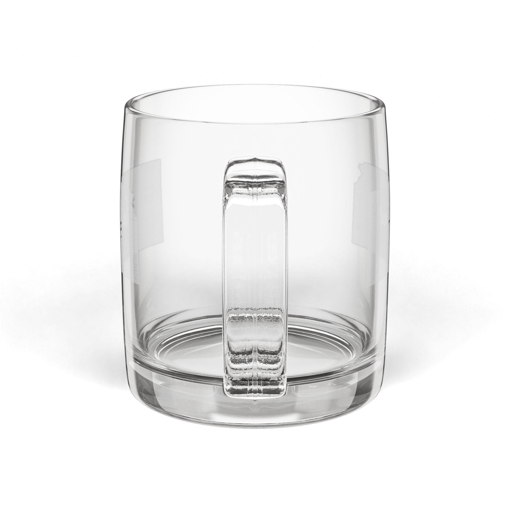 Kansas Engraved Glass Coffee Mug — 'Home' 12.25oz Clear Tea & Coffee Cup - coffee mug by Gadzooks Gifts