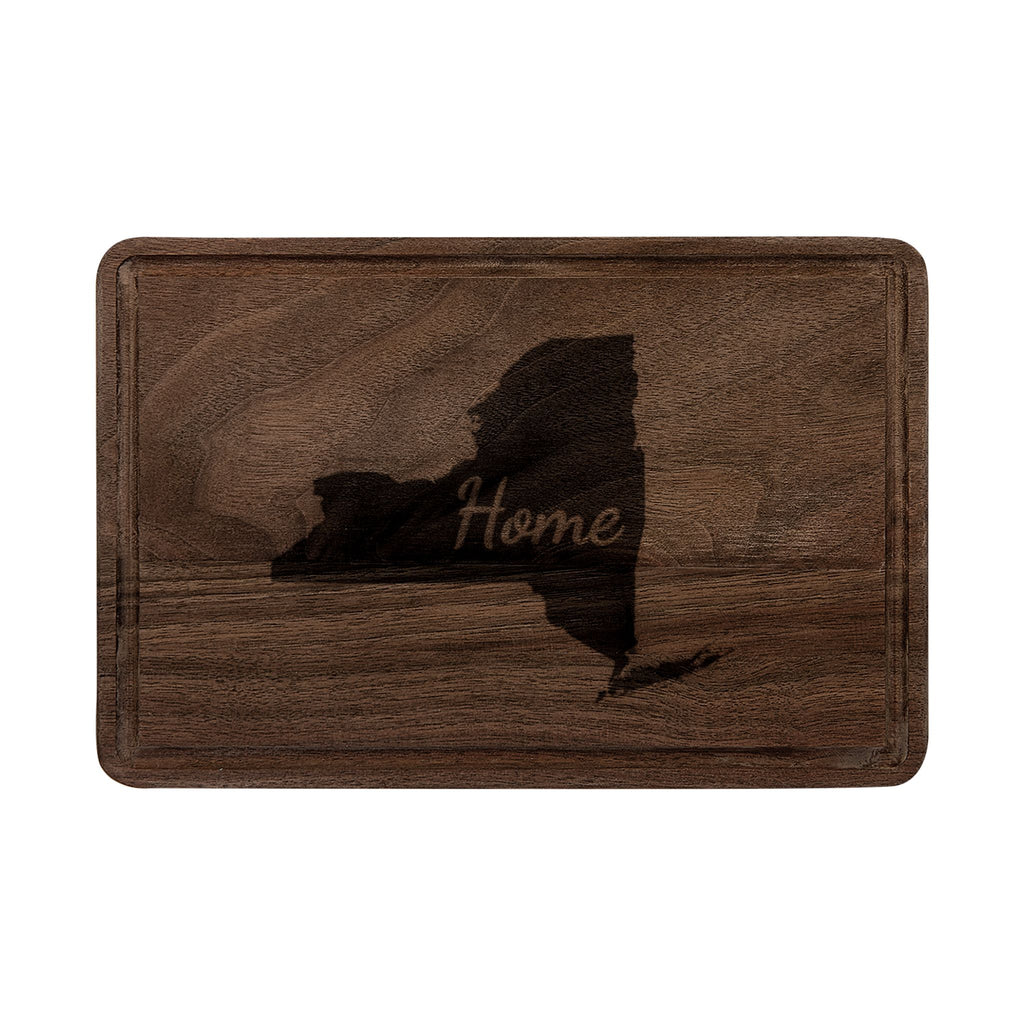 New York Home Engraved Wooden Cutting Board