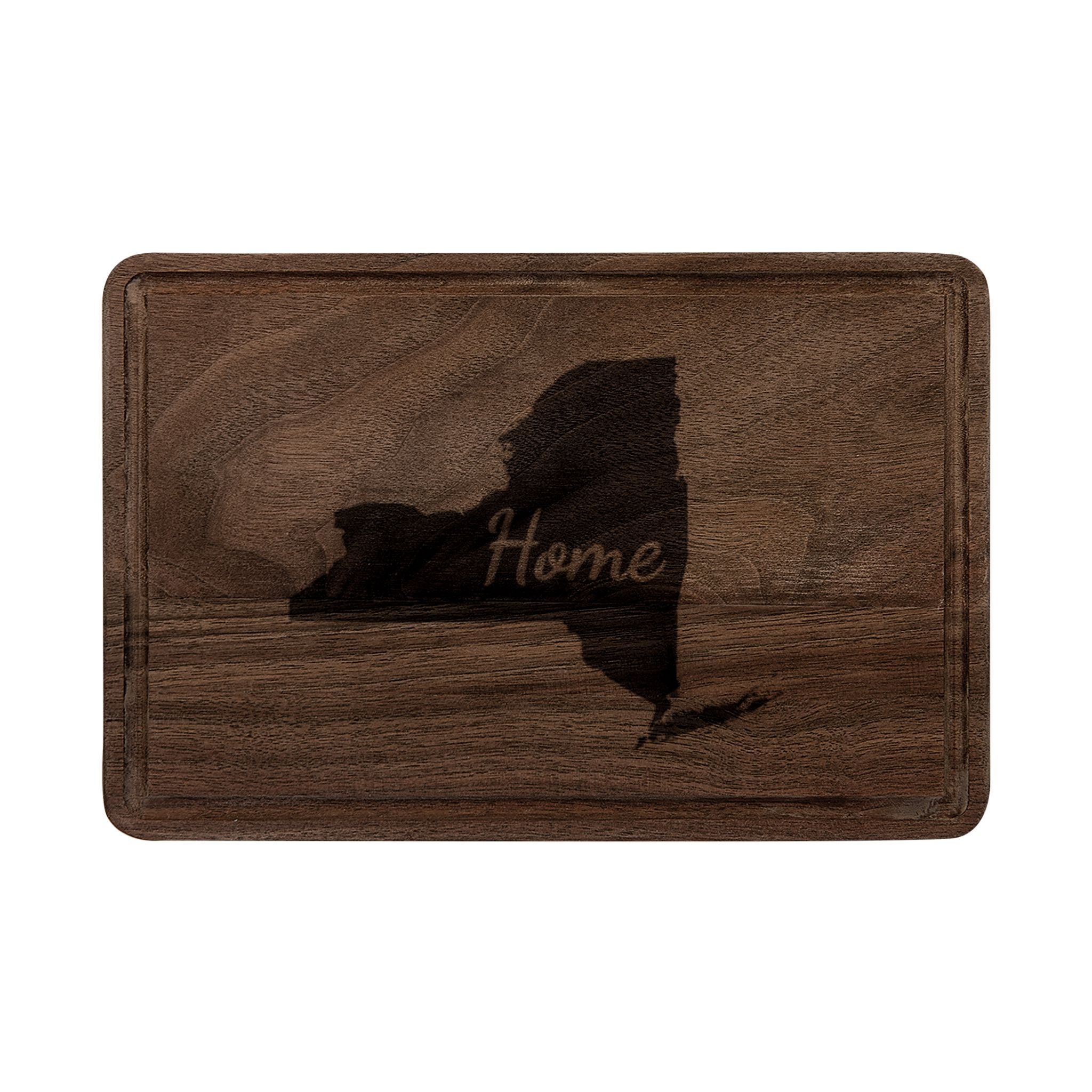 New York Home Engraved Wooden Cutting Board