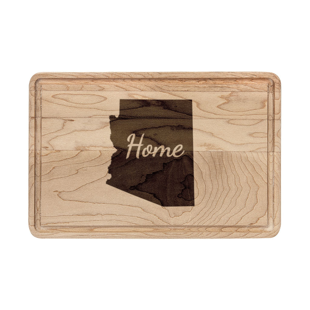 Arizona Home Engraved Wooden Cutting Board Grand Canyon State State Kitchen Decor