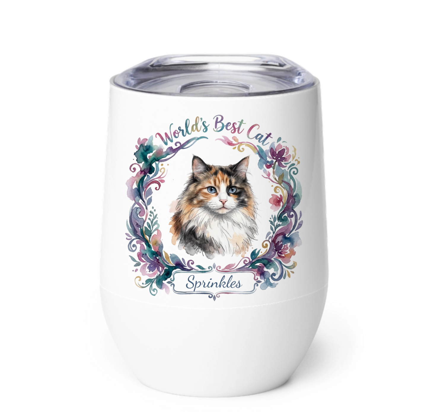 World's Best Cat - Wine Tumbler