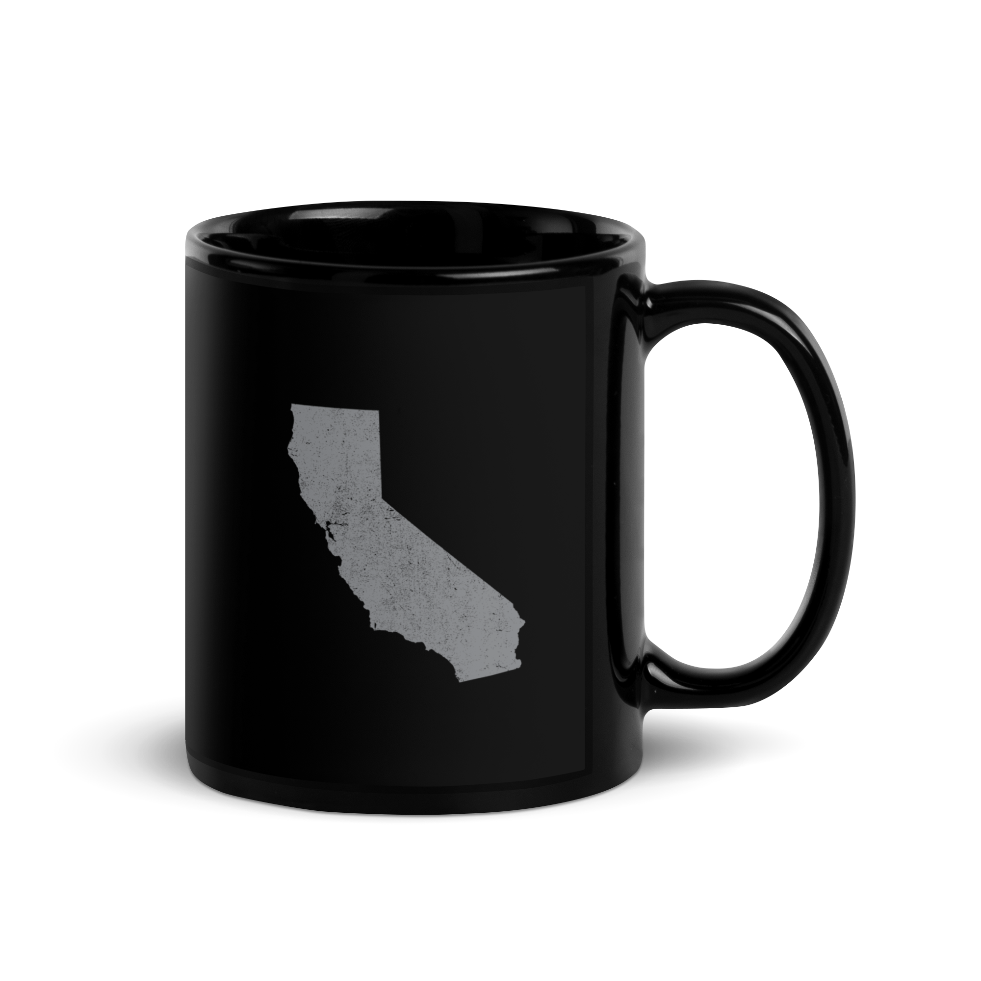 California State Black Glossy Ceramic Coffee Mug Golden State State Pride