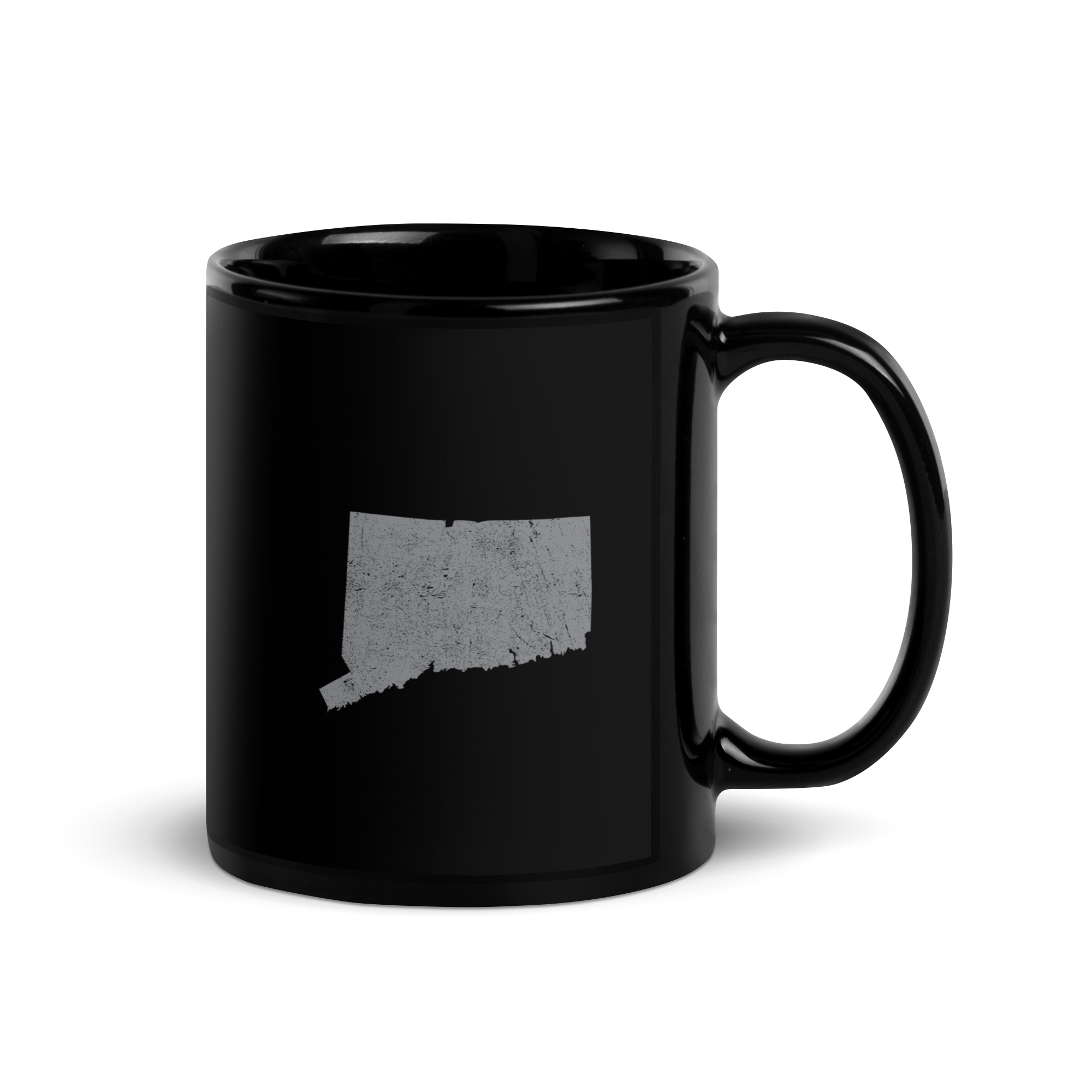 Connecticut State Black Glossy Ceramic Coffee Mug Constitution State State Pride