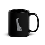 Delaware State Black Glossy Ceramic Coffee Mug First State State Pride