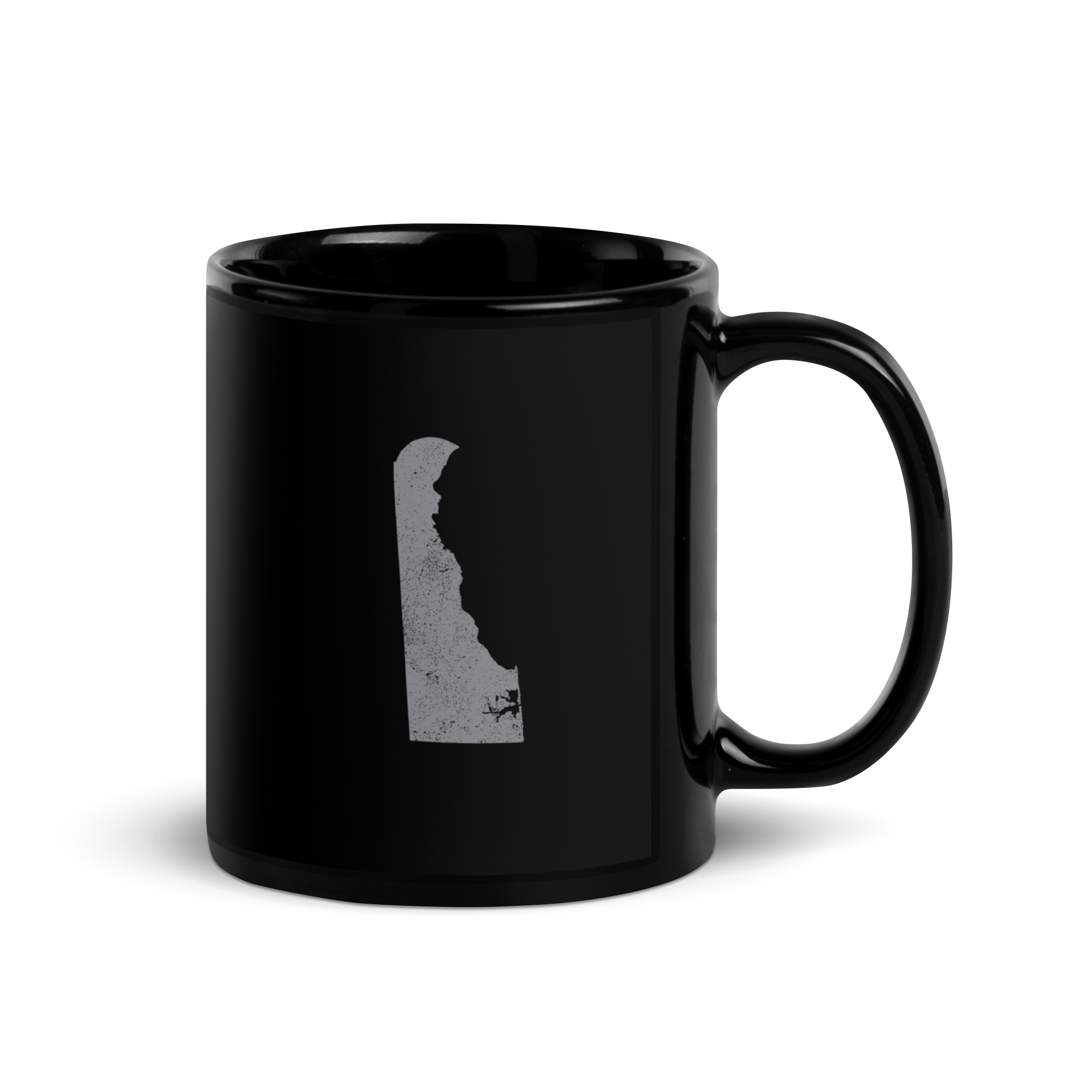 Delaware State Black Glossy Ceramic Coffee Mug First State State Pride
