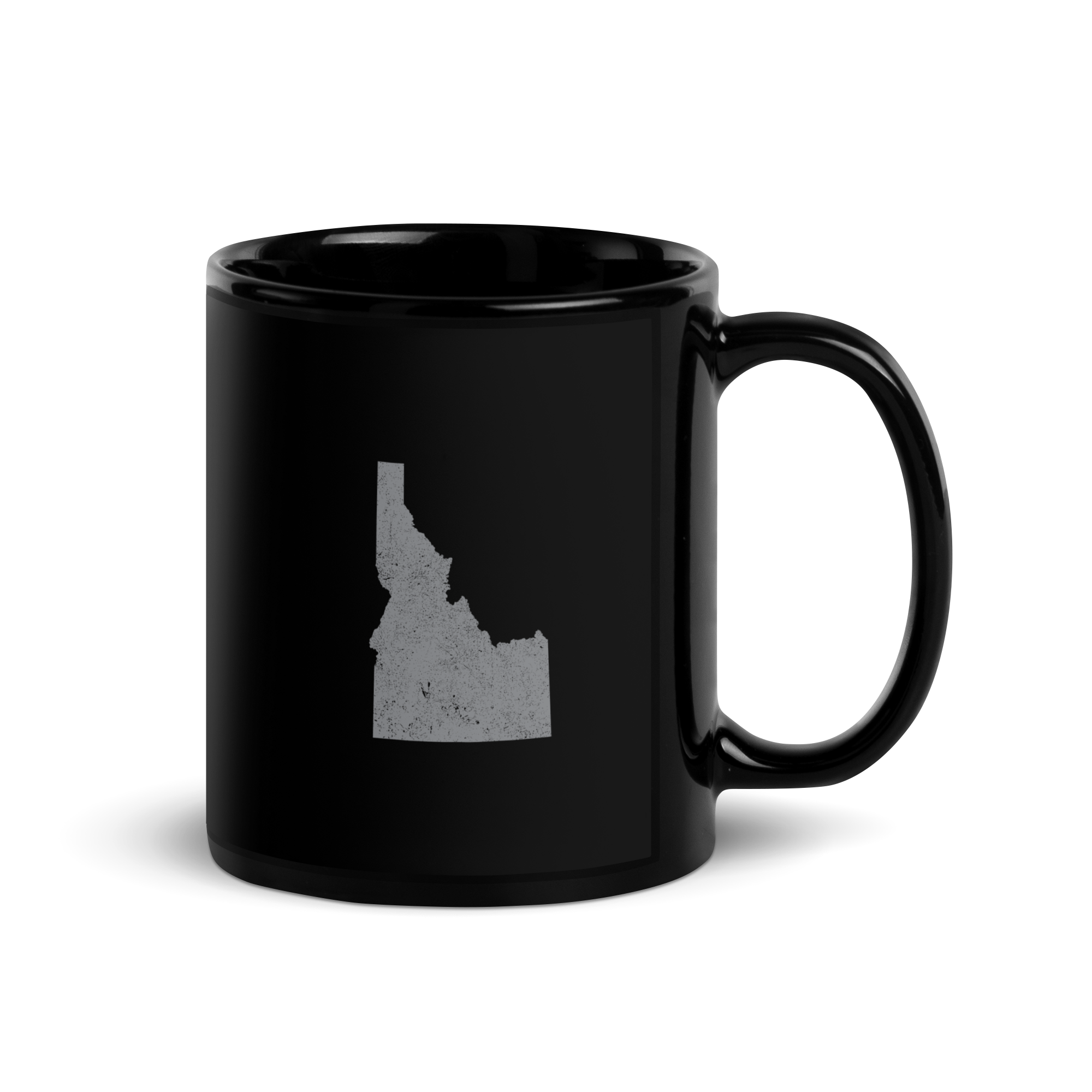 Idaho State Black Glossy Ceramic Coffee Mug Gem State State Pride