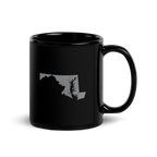 Maryland State Black Glossy Ceramic Coffee Mug Old Line State State Pride