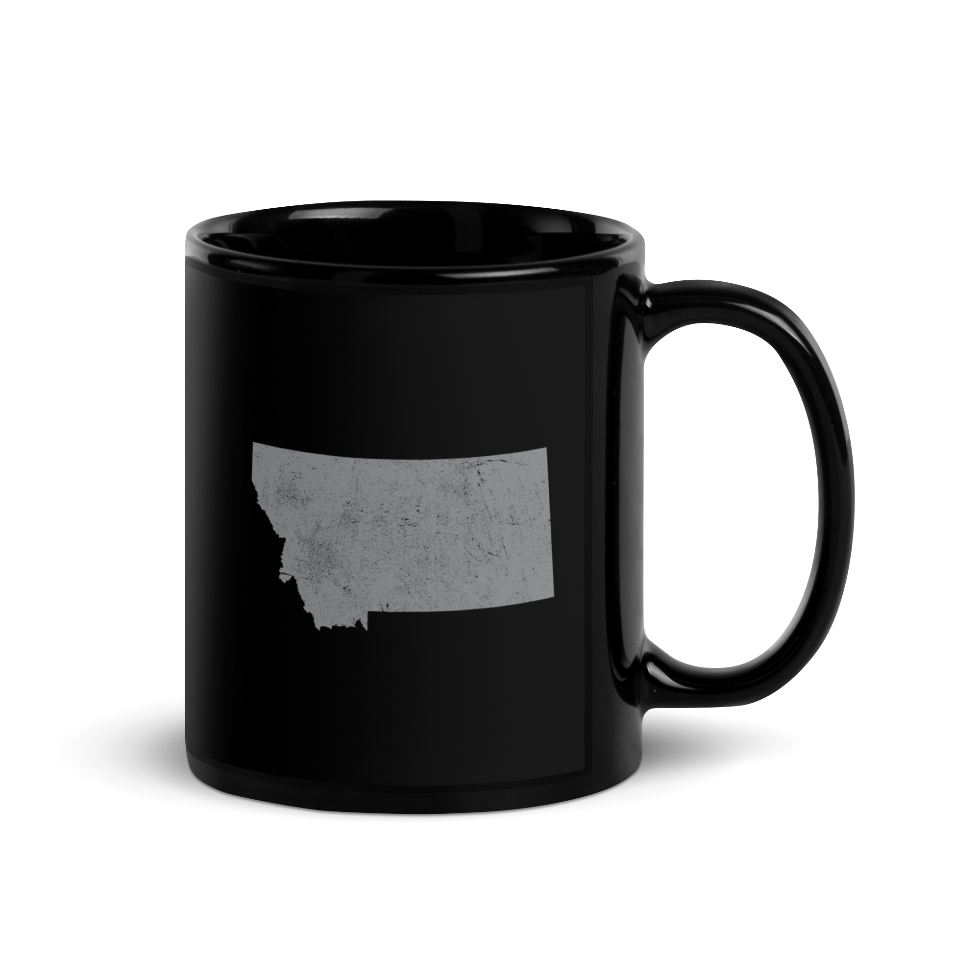 Montana State Black Glossy Ceramic Coffee Mug Treasure State State Pride