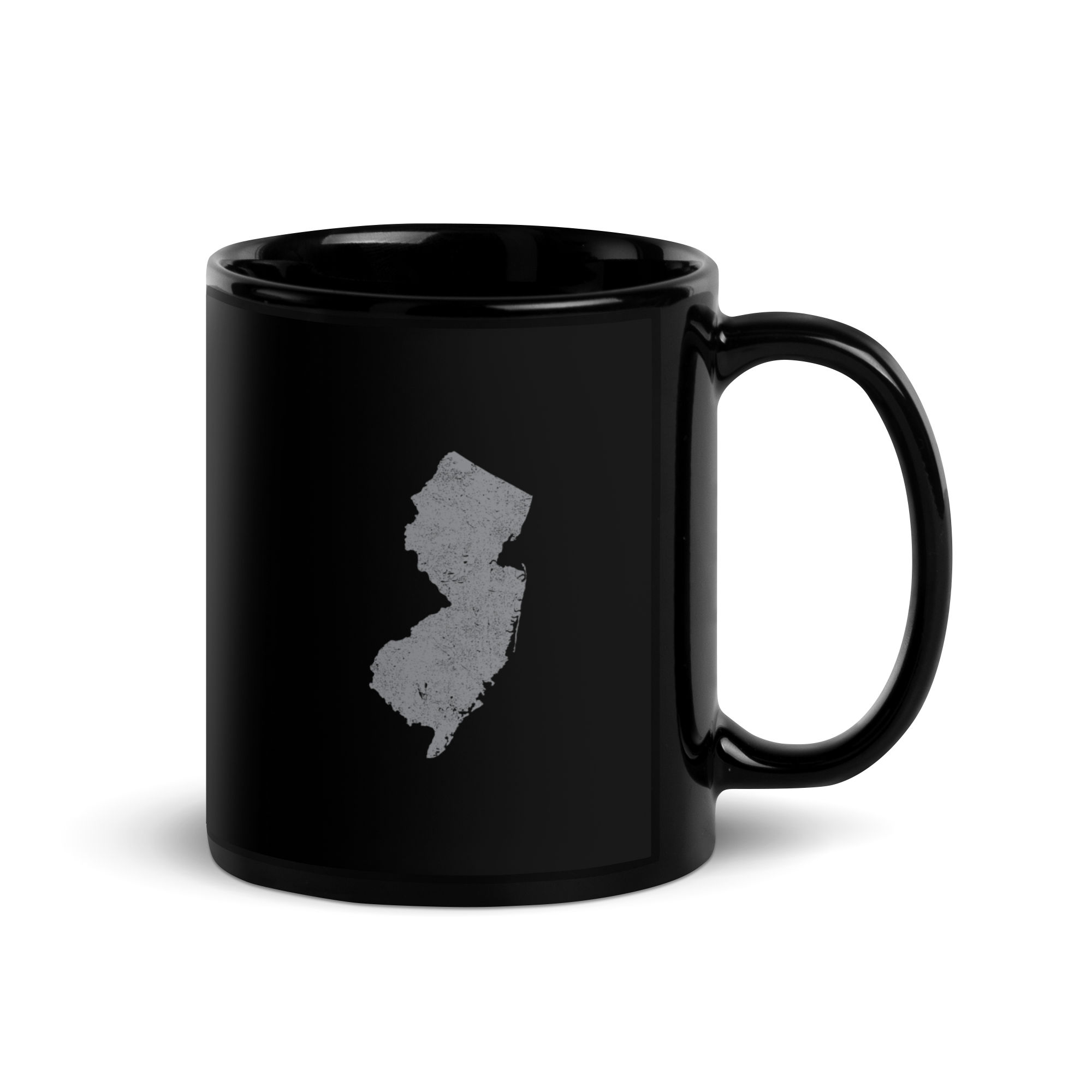 New Jersey State Black Glossy Ceramic Coffee Mug Garden State State Pride