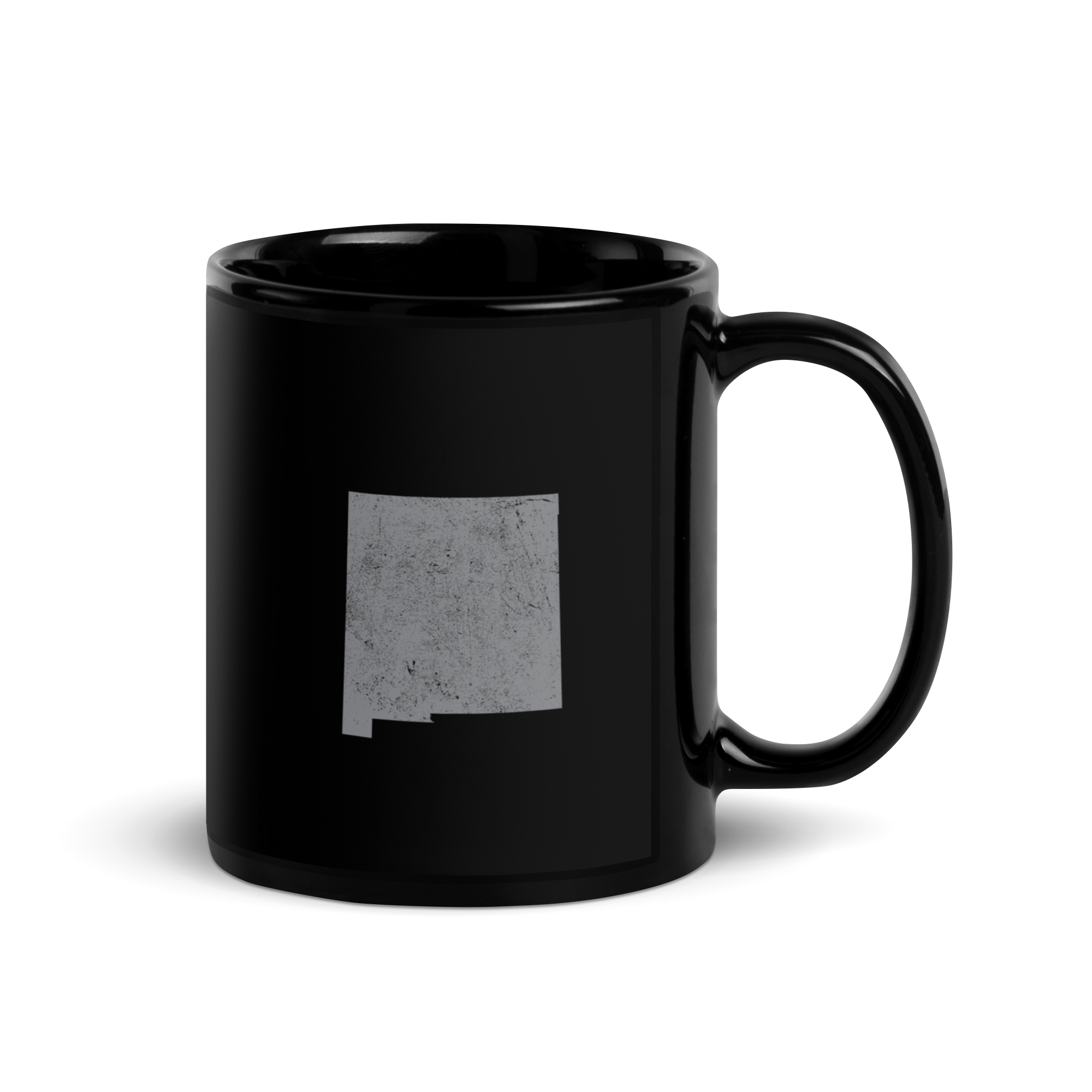 New Mexico State Black Glossy Ceramic Coffee Mug Land of Enchantment State Pride