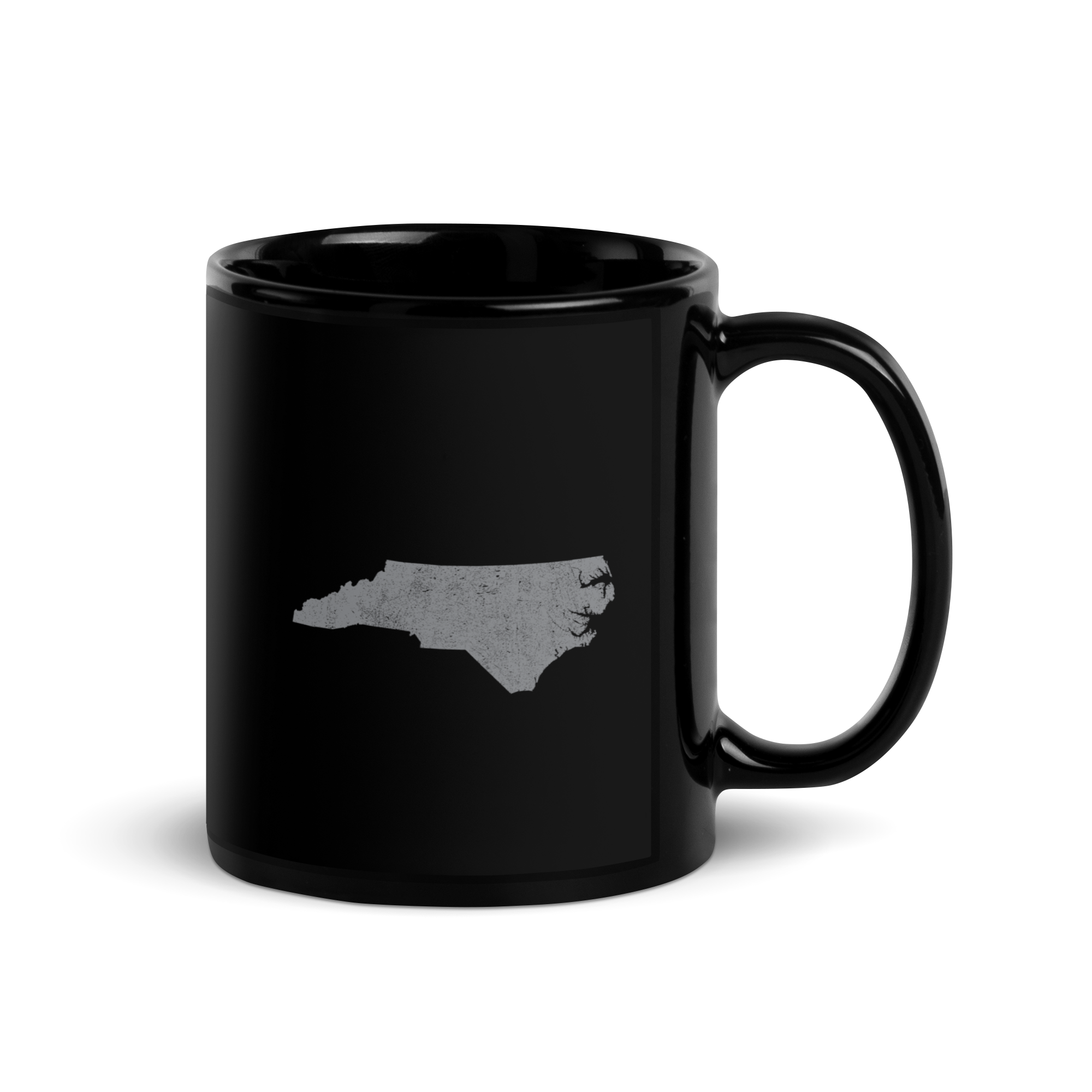 North Carolina State Black Glossy Ceramic Coffee Mug Tar Heel State State Pride