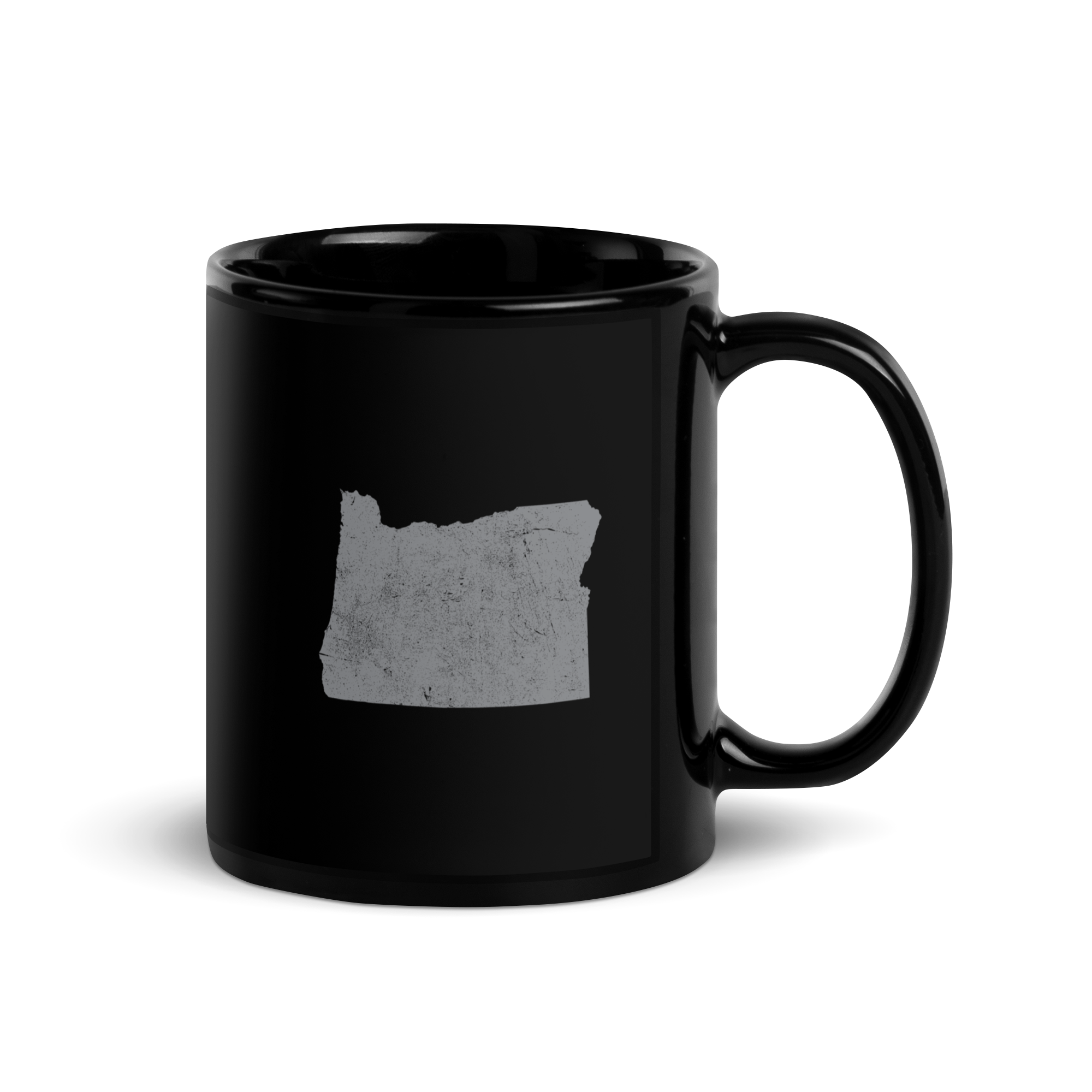 Oregon State Black Glossy Ceramic Coffee Mug Beaver State State Pride