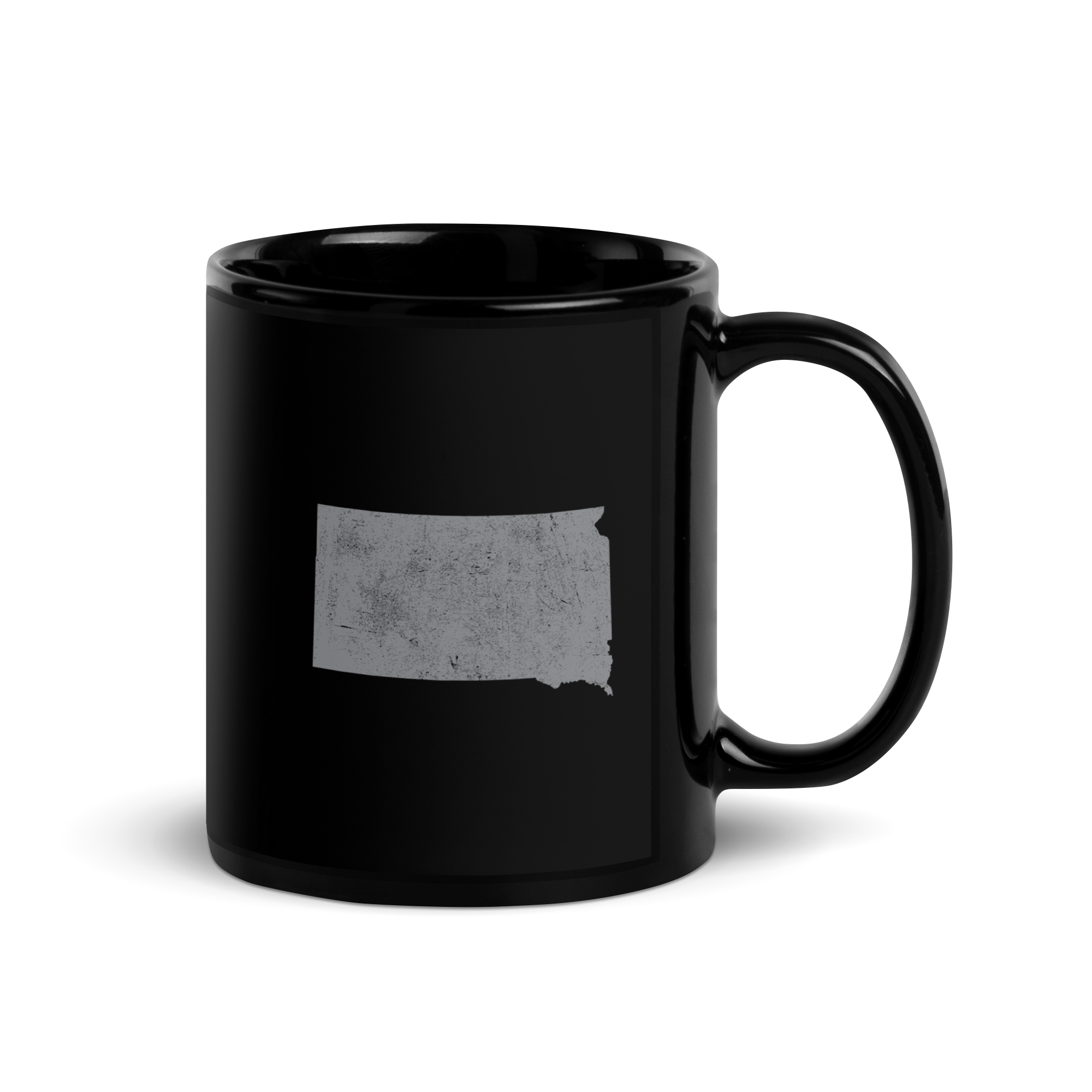 South Dakota State Black Glossy Ceramic Coffee Mug Mount Rushmore State State Pride
