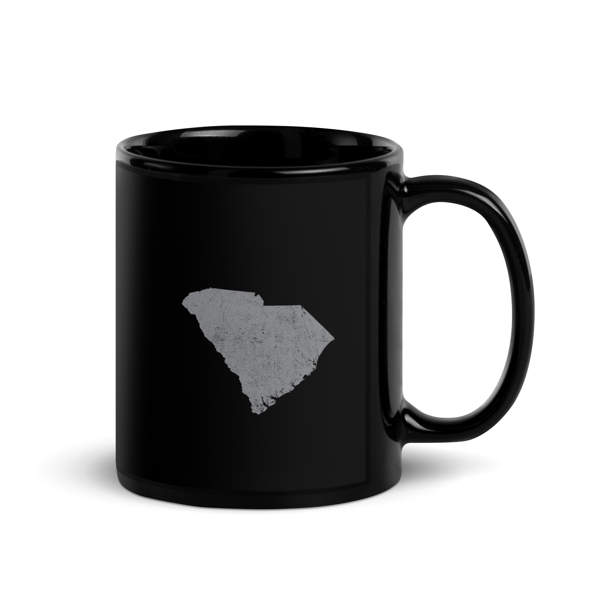 South Carolina State Black Glossy Ceramic Coffee Mug Palmetto State State Pride
