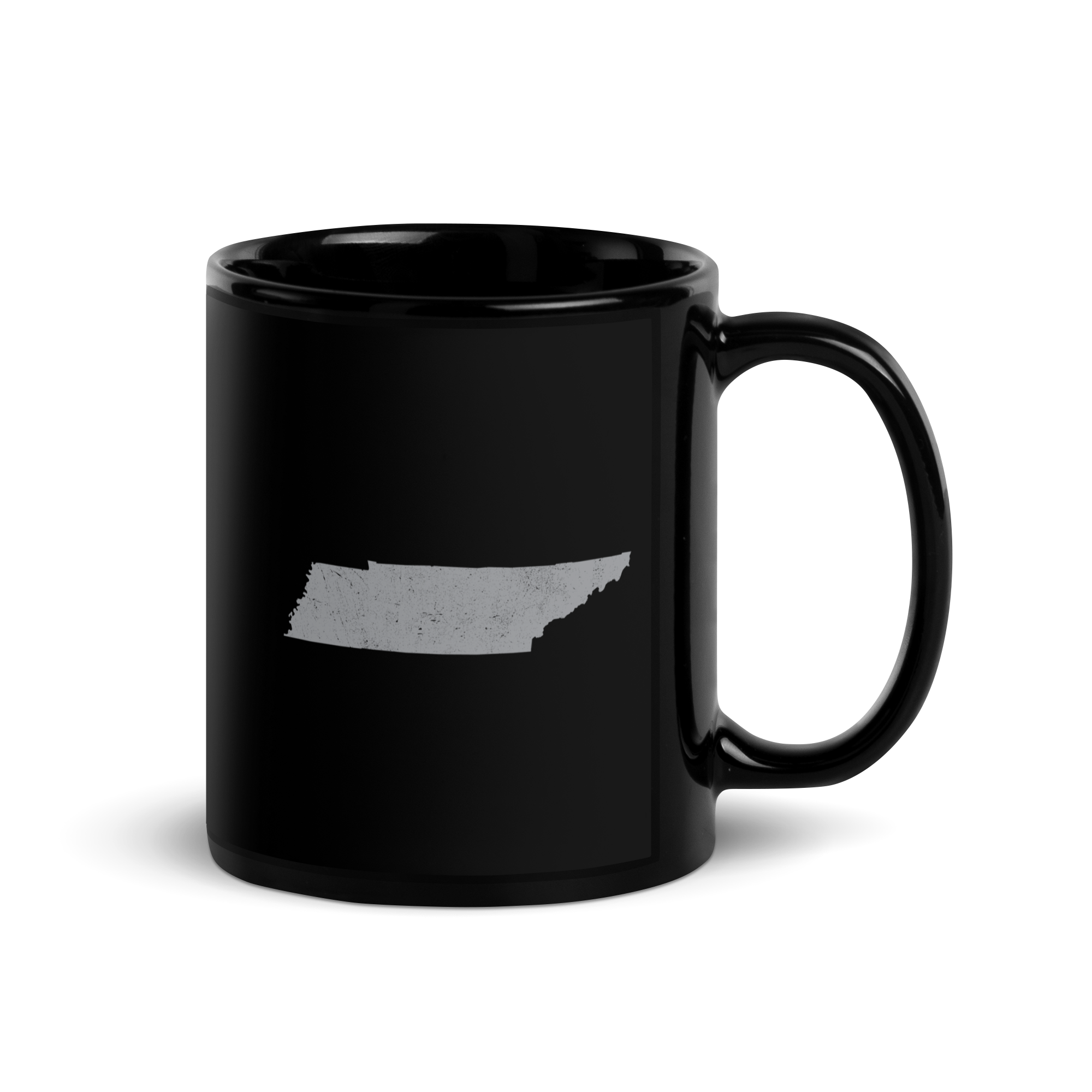Tennessee State Black Glossy Ceramic Coffee Mug Volunteer State State Pride
