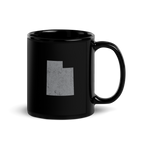 Utah State Black Glossy Ceramic Coffee Mug Beehive State State Pride
