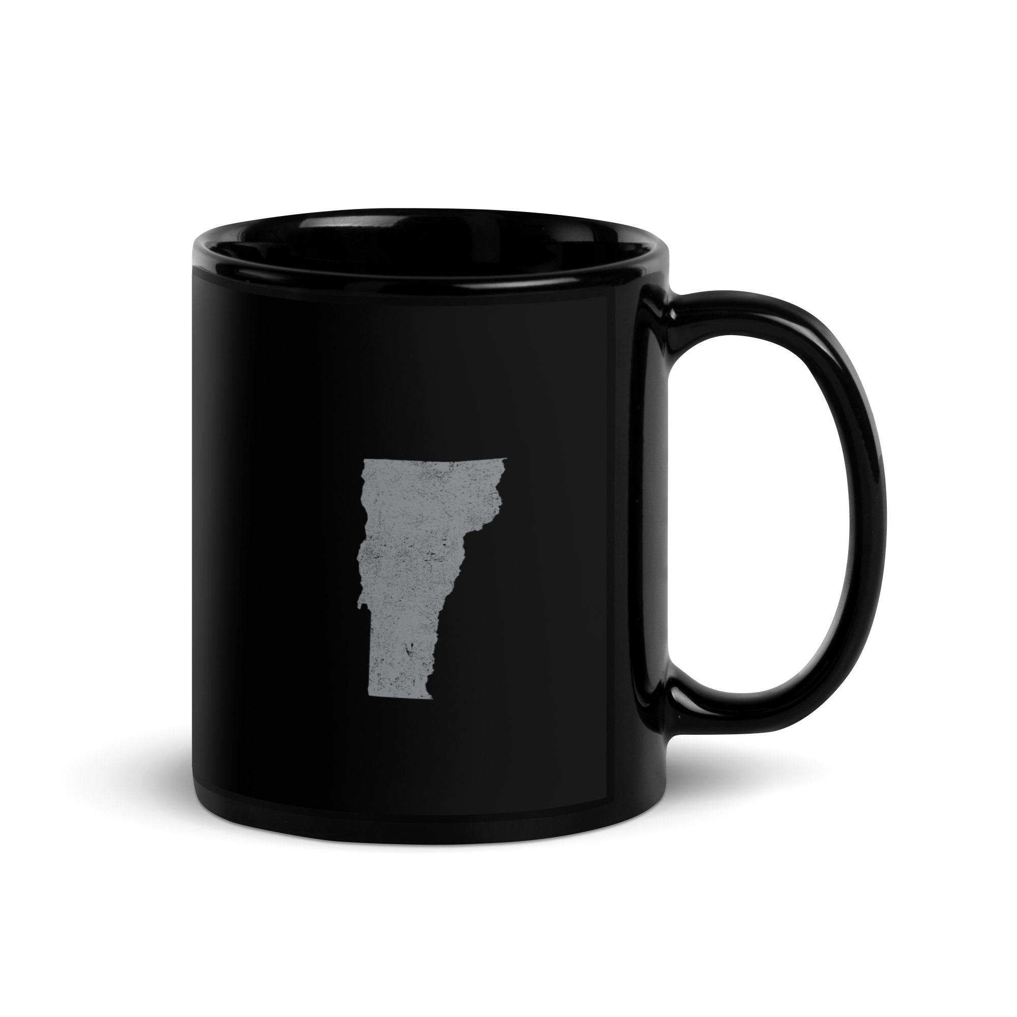 Vermont State Black Glossy Ceramic Coffee Mug Green Mountain State State Pride