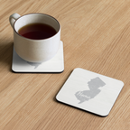 New Jersey Home Cork-Back Coasters 4-Pack Garden State State Pride Drink Coasters