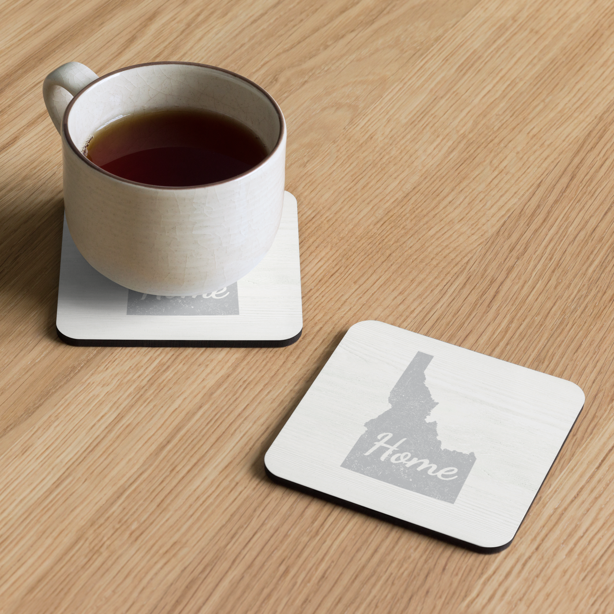 Idaho Home Cork-Back Coasters 4-Pack Gem State State Pride Drink Coasters