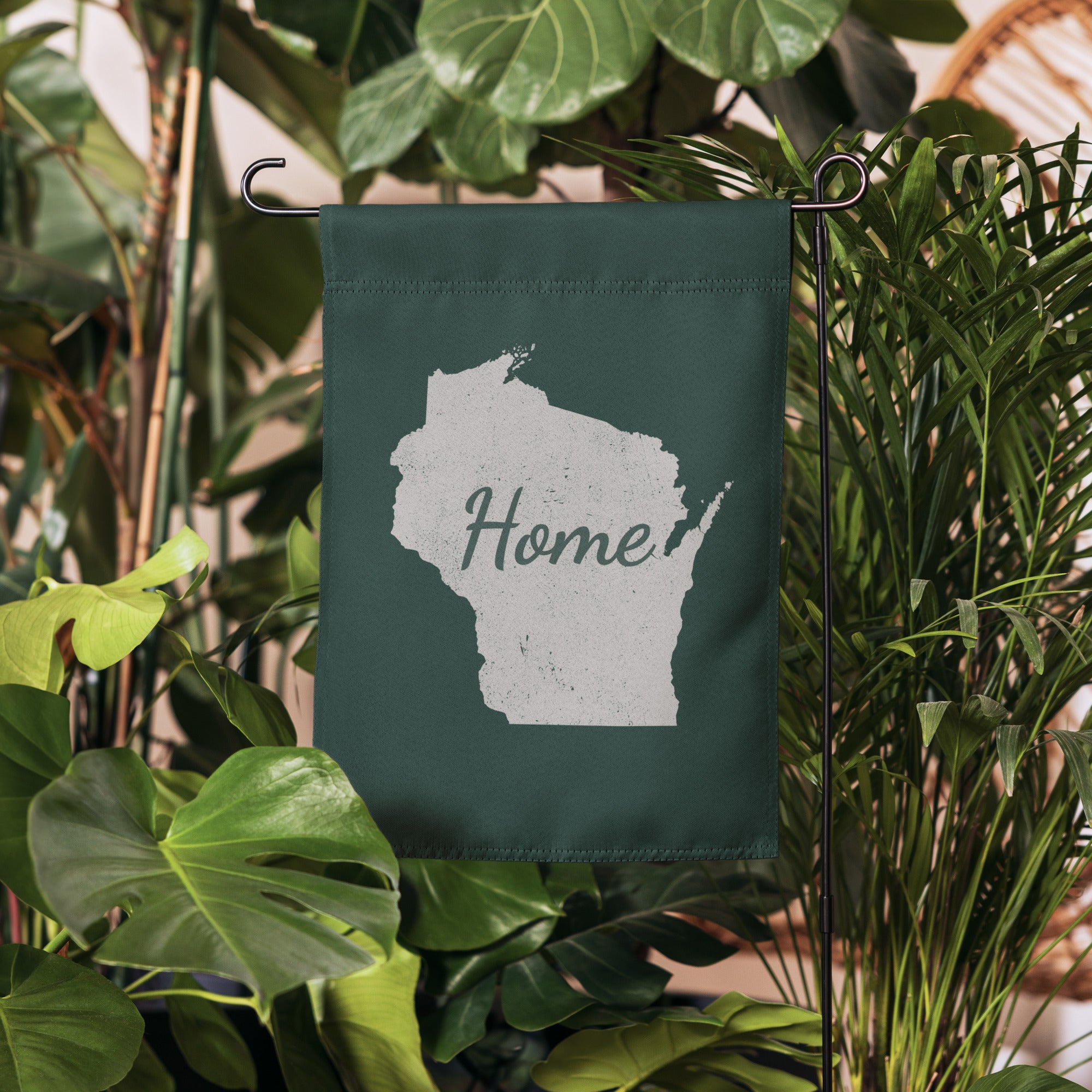 Wisconsin Home State Garden Flag 12x17 Inch Polyester Outdoor Decor Badger State Pride