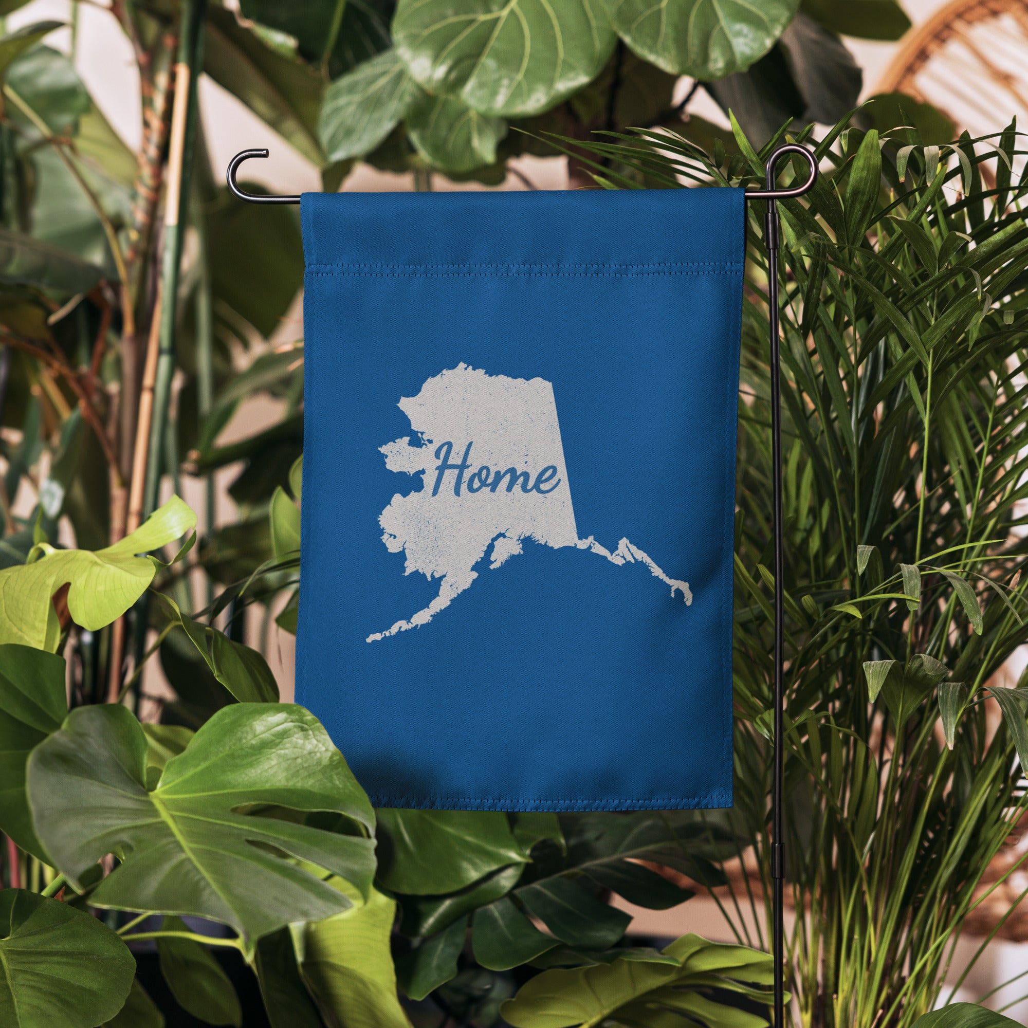 Alaska Home State Garden Flag 12x17 Inch Polyester Outdoor Decor Last Frontier Pride