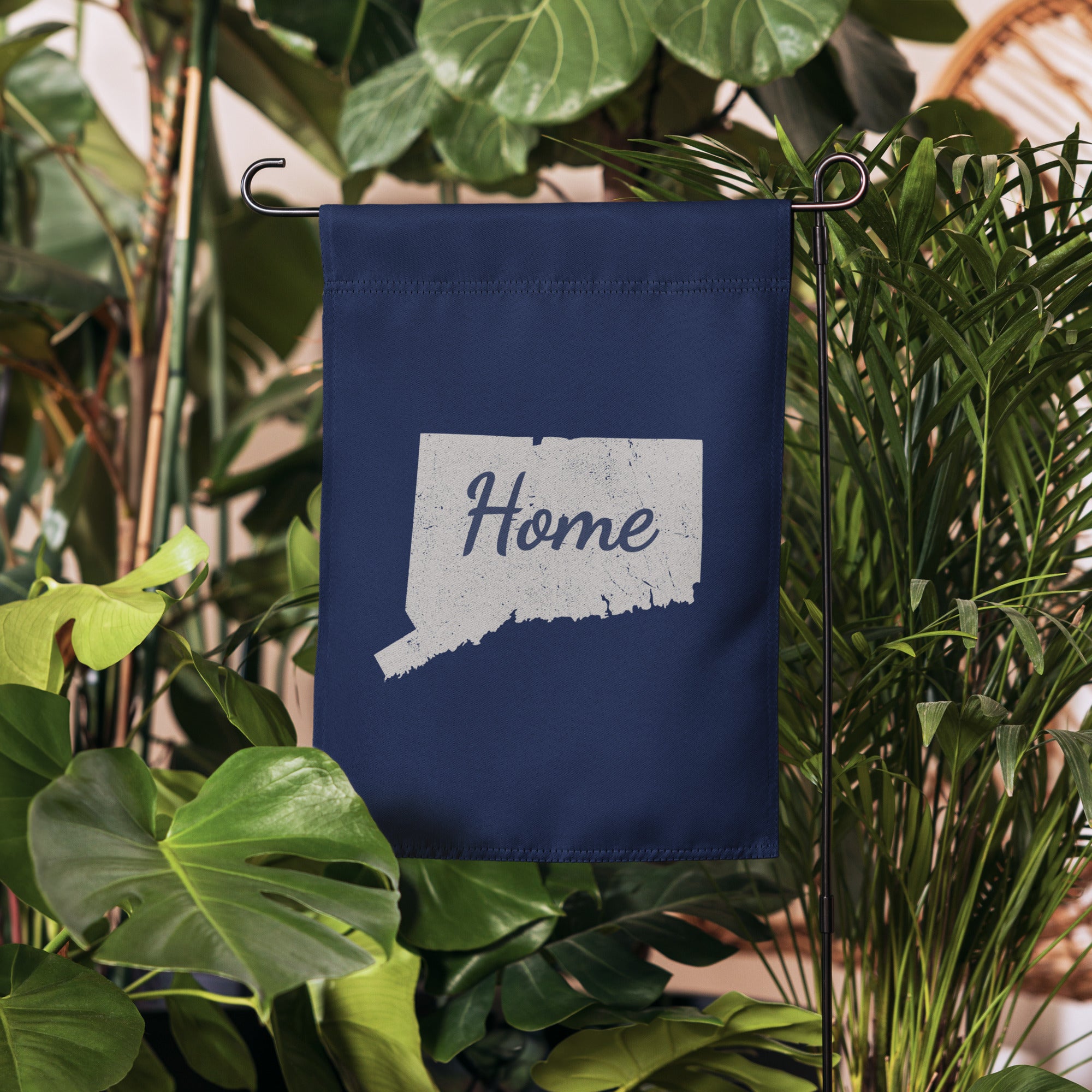 Connecticut Home State Garden Flag 12x17 Inch Polyester Outdoor Decor Constitution State Pride