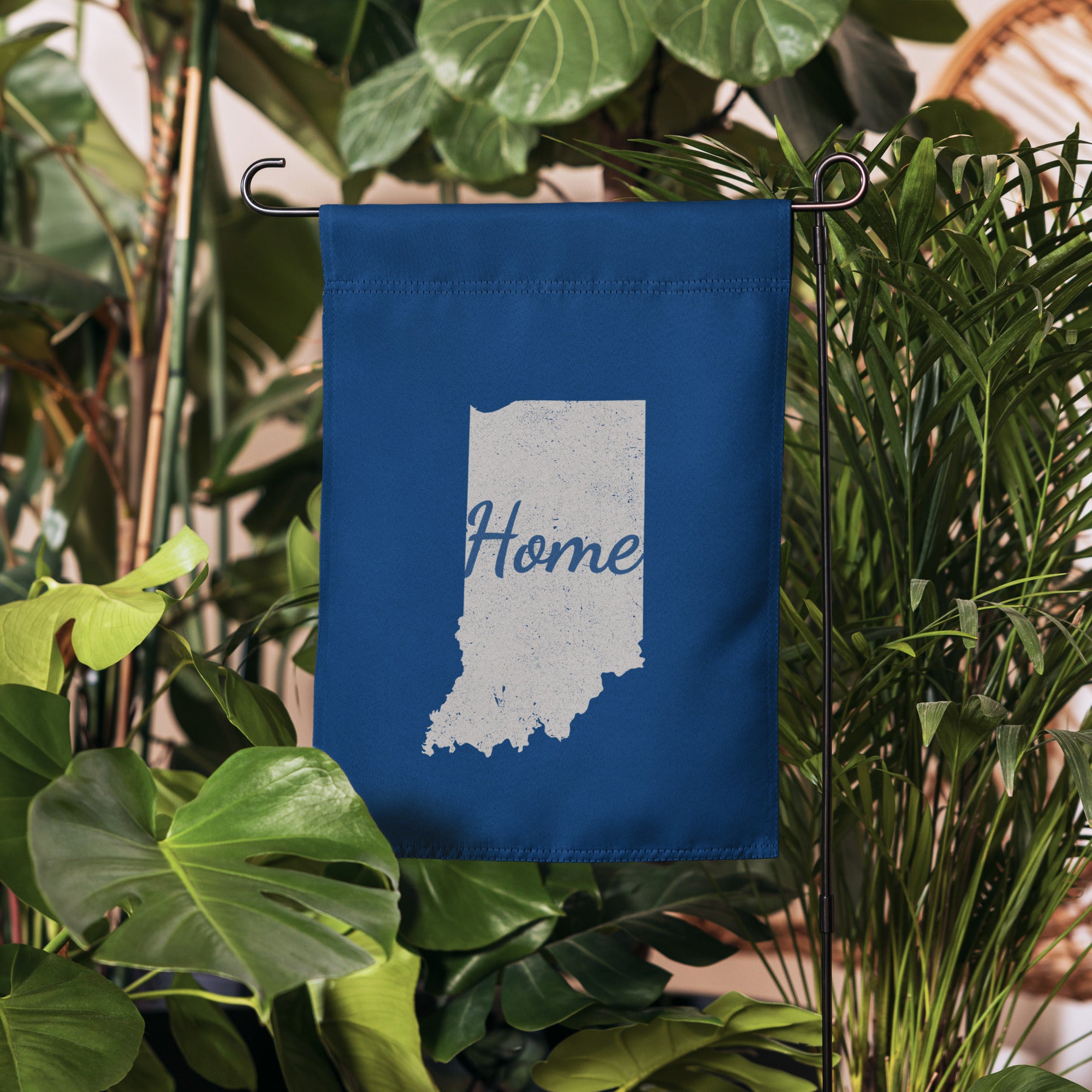 Indiana Home State Garden Flag 12x17 Inch Polyester Outdoor Decor Hoosier State Pride
