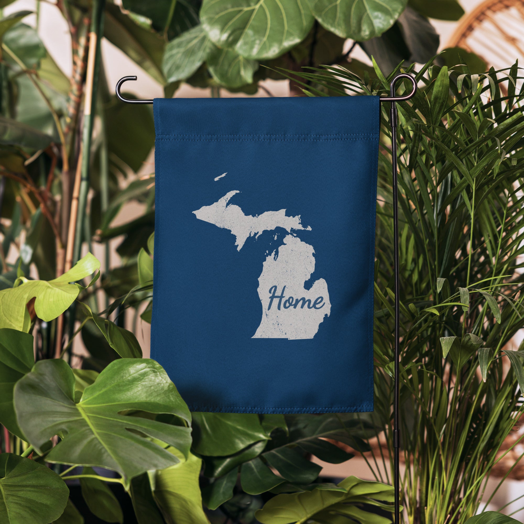 Michigan Home State Garden Flag 12x17 Inch Polyester Outdoor Decor Great Lakes State Pride