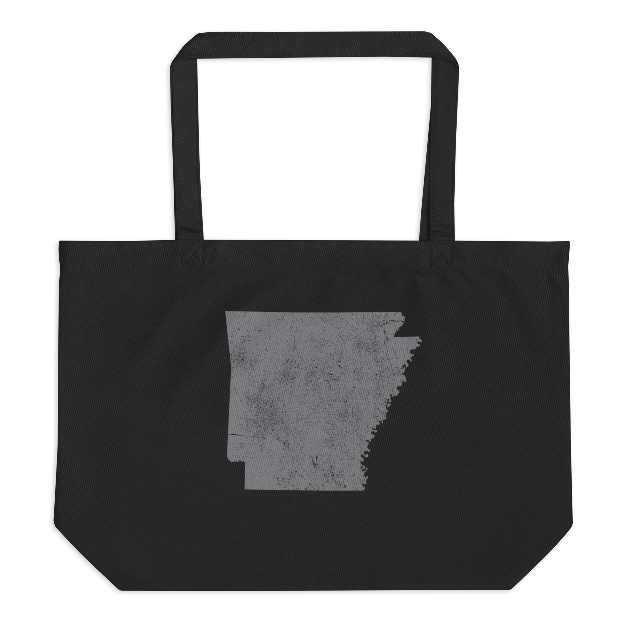 Arkansas Large Organic Tote Bag Natural State State Pride Reusable Shopping Bag