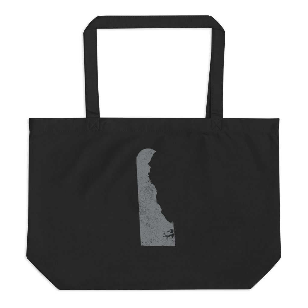 Delaware Large Organic Tote Bag First State State Pride Reusable Shopping Bag