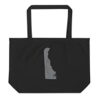 Delaware Large Organic Tote Bag First State State Pride Reusable Shopping Bag