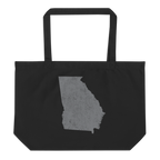 Georgia Large Organic Tote Bag Peach State State Pride Reusable Shopping Bag
