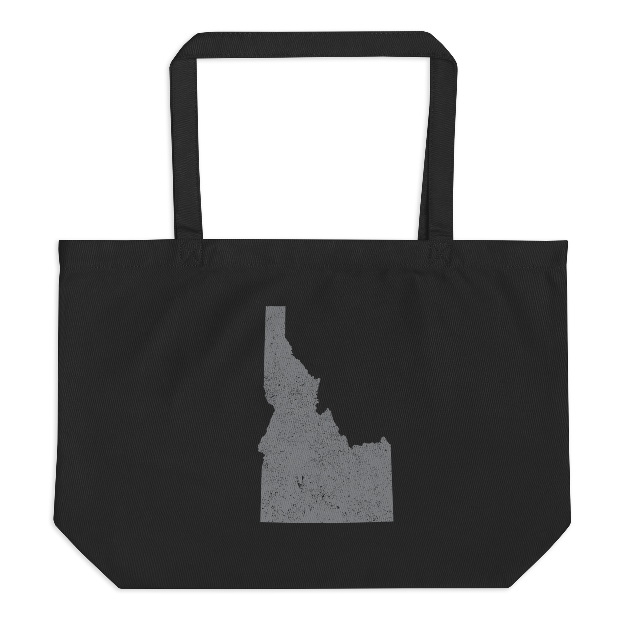 Idaho Large Organic Tote Bag Gem State State Pride Reusable Shopping Bag
