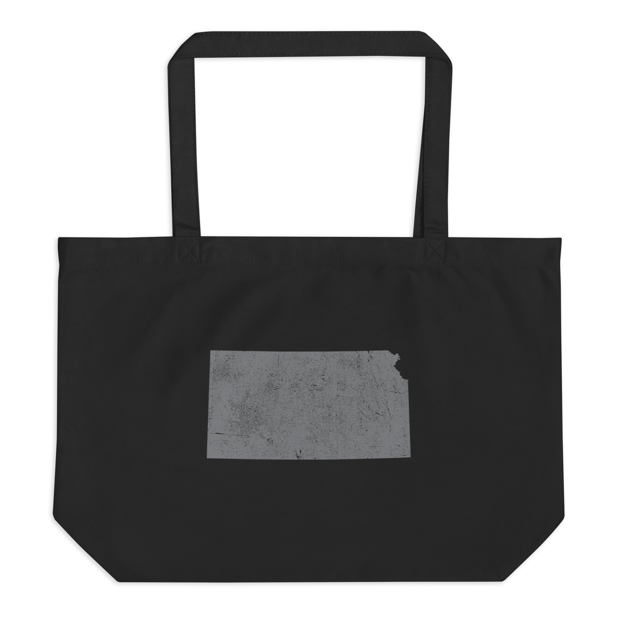 Kansas Large Organic Tote Bag Sunflower State State Pride Reusable Shopping Bag