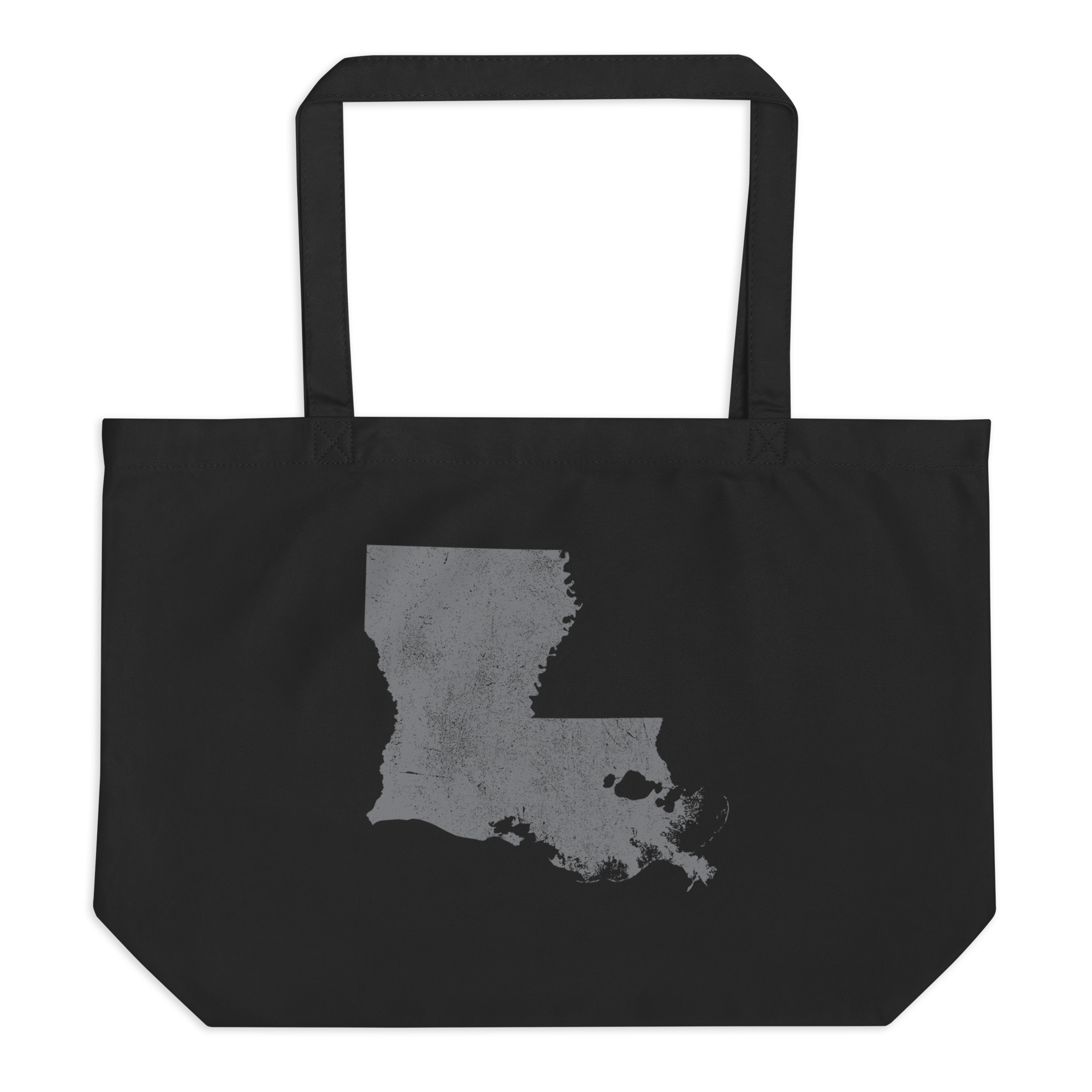 Louisiana Large Organic Tote Bag Pelican State State Pride Reusable Shopping Bag