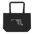 Maryland Large Organic Tote Bag Old Line State State Pride Reusable Shopping Bag